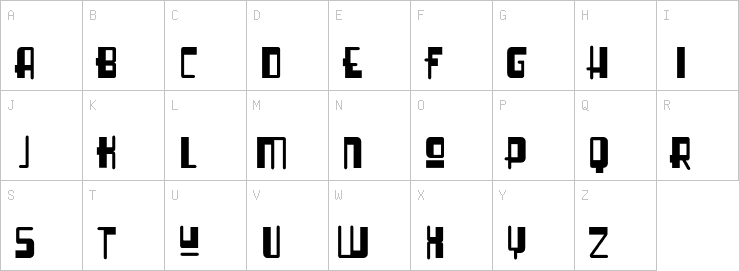 Uppercase characters