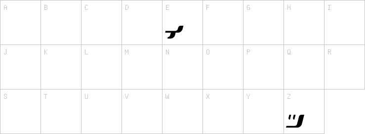 Uppercase characters
