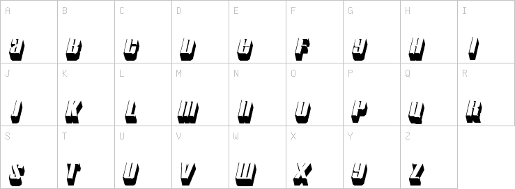 Uppercase characters