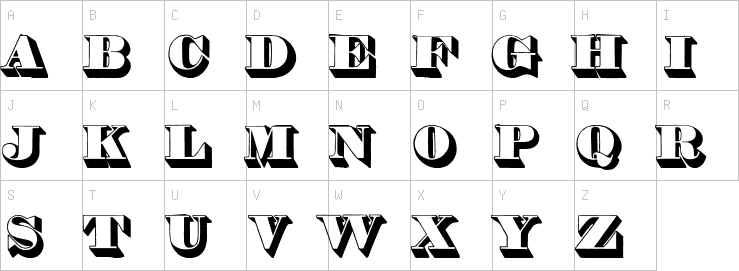 Uppercase characters