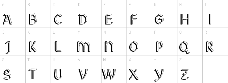 Uppercase characters