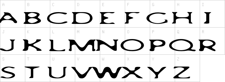 Uppercase characters