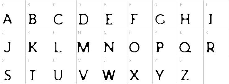 Uppercase characters