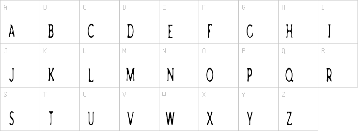 Uppercase characters