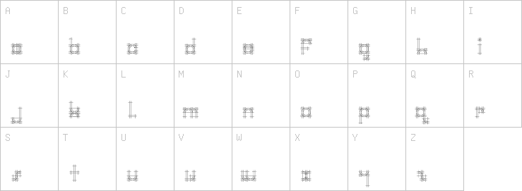 Uppercase characters