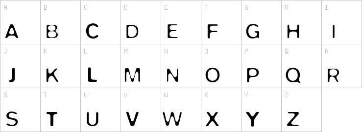 Uppercase characters