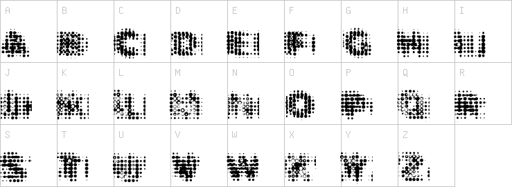 Uppercase characters