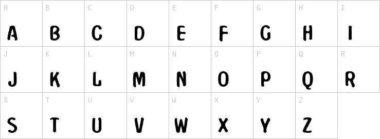 Uppercase characters