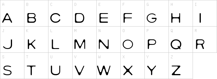 Uppercase characters