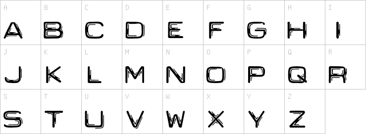 Uppercase characters