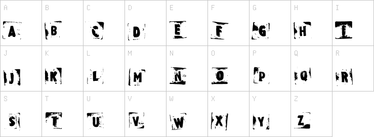 Uppercase characters