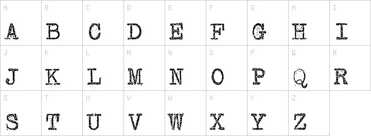 Uppercase characters