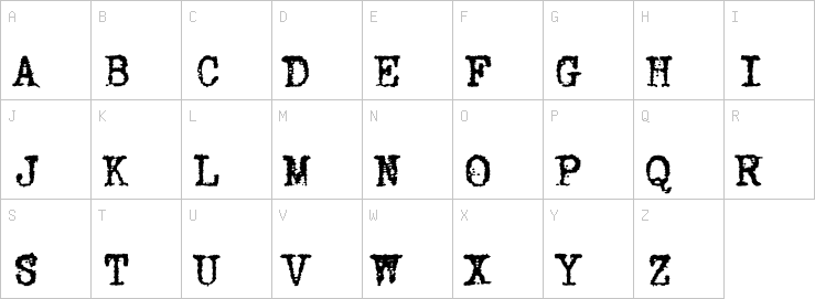 Uppercase characters