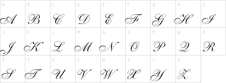 Uppercase characters