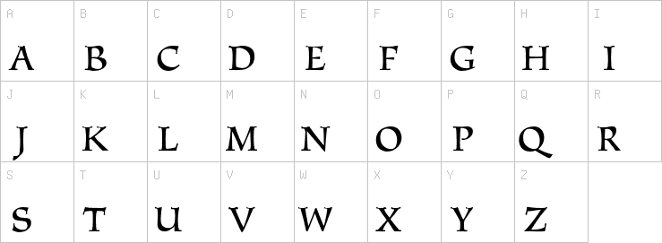 Uppercase characters