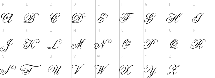 Uppercase characters