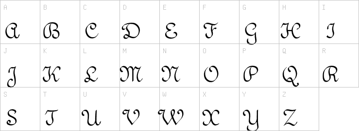 Uppercase characters