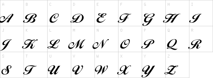 Uppercase characters