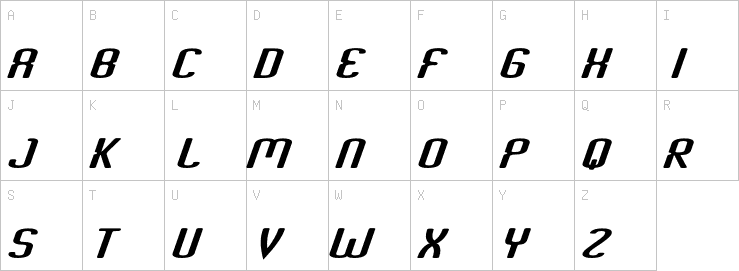Uppercase characters