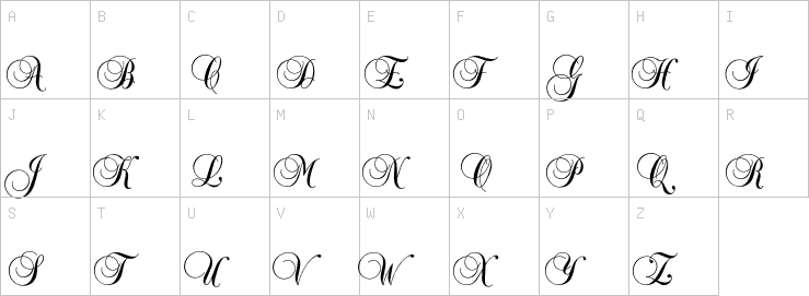 Uppercase characters