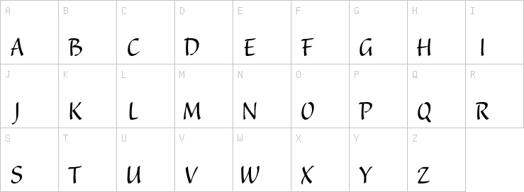 Uppercase characters