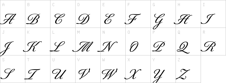 Uppercase characters