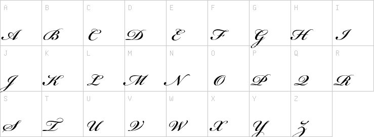 Uppercase characters