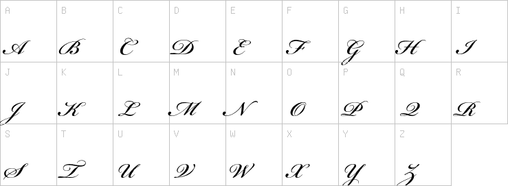 Uppercase characters