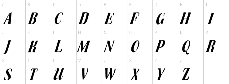 Uppercase characters