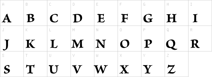 Uppercase characters