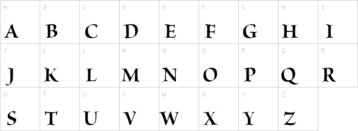 Uppercase characters