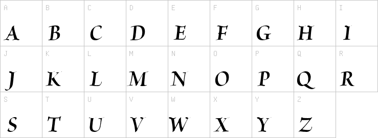 Uppercase characters