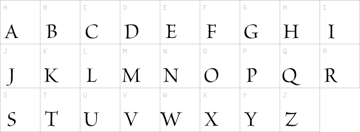 Uppercase characters