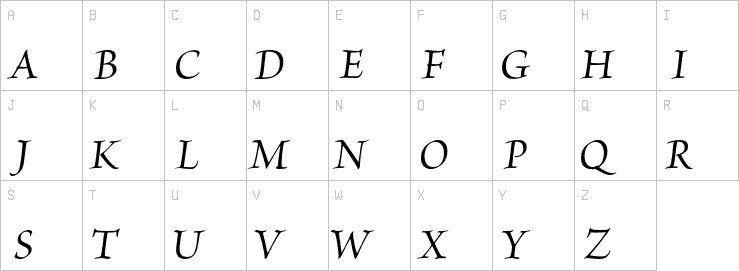 Uppercase characters