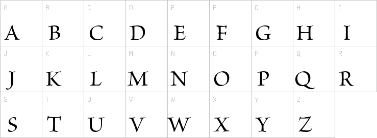 Uppercase characters