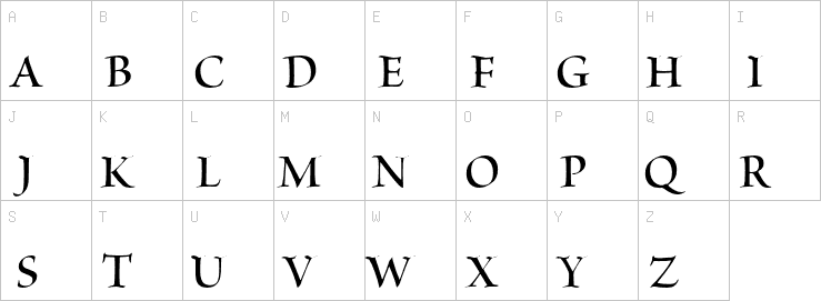 Uppercase characters