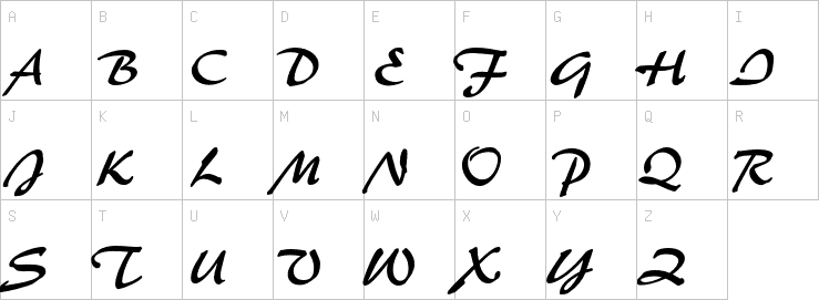 Uppercase characters