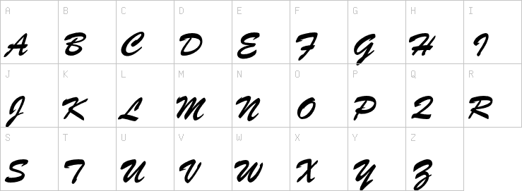 Uppercase characters