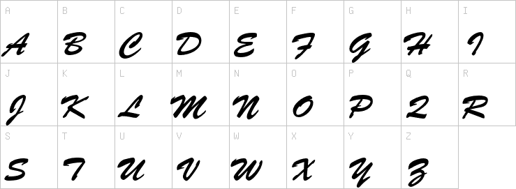 Uppercase characters