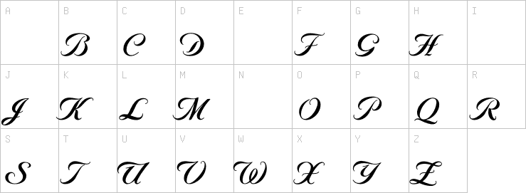 Uppercase characters