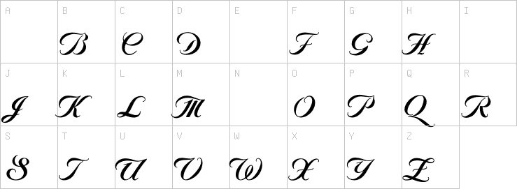 Uppercase characters