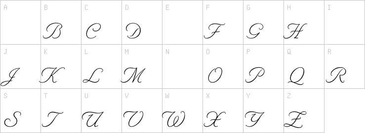 Uppercase characters