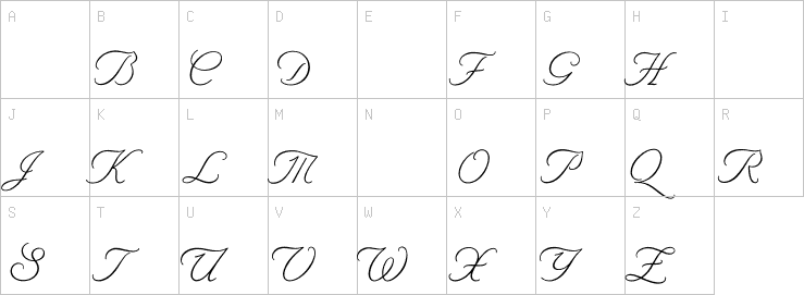 Uppercase characters