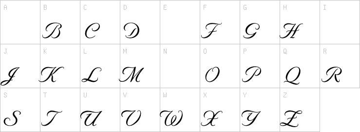 Uppercase characters