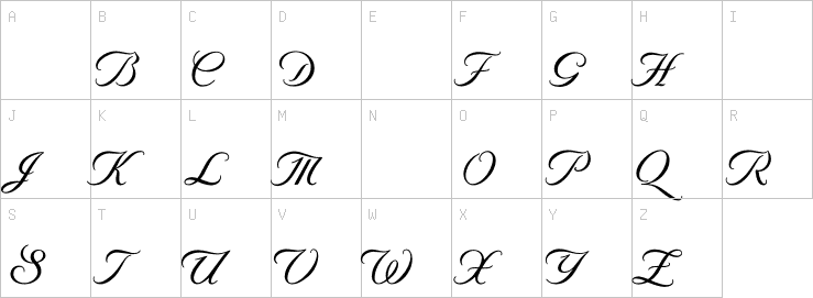 Uppercase characters