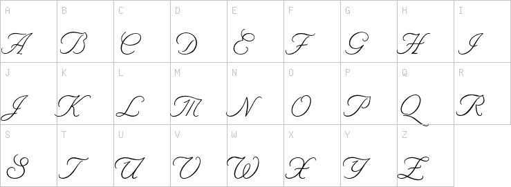 Uppercase characters