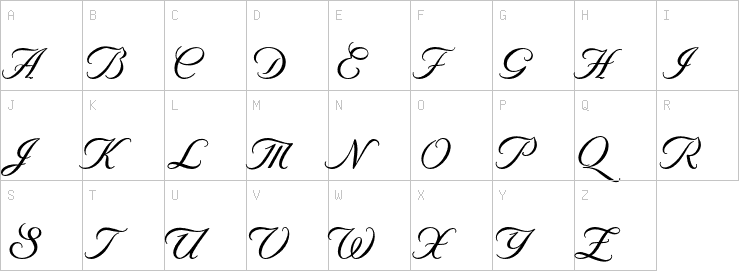 Uppercase characters