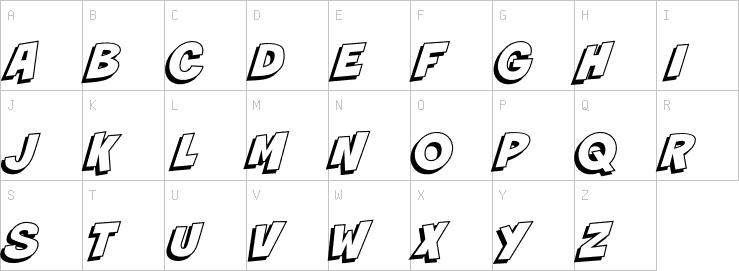 Uppercase characters