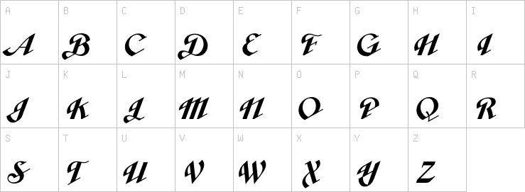 Uppercase characters