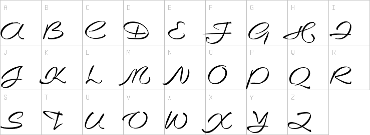 Uppercase characters